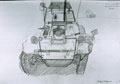 Ferret Scout Car, Belfast, Northern Ireland, 1974