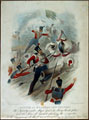 'The Infantry under Major-General Sir Harry Smith Gilbert and Sir John M Gaskill attacking the enemy's lines', 1845