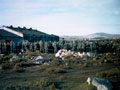 Prisoner of War compound, Ajax Bay, Falkland Islands, 1982