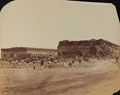 The ruins of General Wheeler's entrenchment at Cawnpore, 1858 (c)