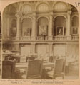 Interior of Upper "Raad" (legislative assembly), Pretoria, South Africa, 1899