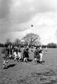 British soldiers playing rugby, 3rd County of London Yeomanry (Sharpshooters),Chiddingfold, 1940-1941 (c)