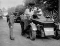 'New Morris Armoured Cars attached from 12th Royal Lancers', Budleigh, 1939 (c)