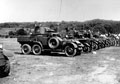 'Vehicle Lines', Lanchester Armoured Cars, Budleigh Salterton, Devon, 1938