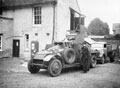 'John Vaughan next to his Lanchester Armoured Car', Popham, Hampshire, 1939