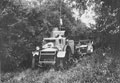 Lanchester armoured car undertaking reconnaissance during training, Popham, Hampshire, 1939