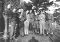 Group photograph of 'A' Squadron, 3rd County of London Yeomanry (Sharpshooters), Surrey, 1940