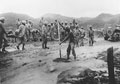 Bengal Sappers and Miners repairing a road near Tamu, 1944 