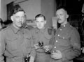 3rd County of London Yeomanry (Sharpshooters) personnel drinking, 1940 (c)