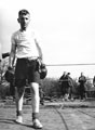 'Tpr Ferguson after being K.O.'d', boxing tournament, 'C' Squadron, 3rd County of London Yeomanry (Sharpshooters), Surrey, 1940 (c)