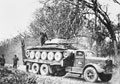 Mk VI Cruiser tank on a White tank transporter, 3rd County of London Yeomanry (Sharpshooters), England, 1941