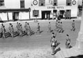 'March past', 3rd County of London Yeomanry (Sharpshooters), Westbury, 1941
