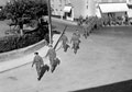 Headquarters Squadron, 3rd County of London Yeomanry (Sharpshooters), led by Majors A Grafftey-Smith and G Willis, Westbury, Wiltshire, 1941