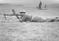 Bren gun training, 3rd County of London Yeomanry (Sharpshooters), Westbury, 1941