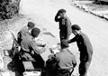'Pay Parade', 3rd County of London Yeomanry (Sharpshooters), Westbury, Wiltshire, 1941