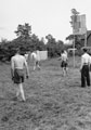 'C' Squadron, 3rd County of London Yeomanry (Sharpshooters) playing basketball, Westbury, Wiltshire, 1941