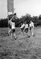 'C' Squadron, 3rd County of London Yeomanry (Sharpshooters) playing basketball, Westbury, Wiltshire, 1941