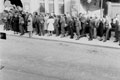 Cinema queue Westbury, Wiltshire, 1941
