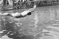 'Swimming sports', 3rd County of London Yeomanry (Sharpshooters), Wiltshire, 1941