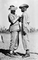 Lieutenant-General Slim awarding the Military Medal to Sergeant Jilalo Gafo, 1944 (c)
