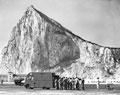 A NAAFI mobile canteen, Gibraltar, 1950s