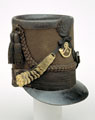 Officer's shako, 43rd (Monmouthshire) Regiment of Foot (Light Infantry), 1815 (c)