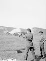 3rd County of London Yeomanry (Sharpshooters) Tommy gun training at Westbury, Wiltshire, 1941