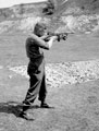 'Pip Yarill', 3rd County of London Yeomanry (Sharpshooters) Tommy gun training at Westbury, Wiltshire, 1941