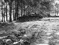 'Tank Harbour Grants Farm'. Cruiser tank, 3rd County of London Yeomanry (Sharpshooters), Wiltshire, 1941
