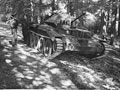 'Leaguer area Grants Farm'. Cruiser tank, 3rd County of London Yeomanry (Sharpshooters), Wiltshire, 1943