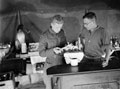 'Contented Penguin. Grants Farm. Doug Endacott. Bill Vokes', 3rd County of London Yeomanry (Sharpshooters), Wiltshire, 1941