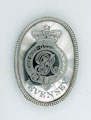 Shoulder belt plate, officer, Pevensey Regiment of Sussex Local Militia, 1810-1816.