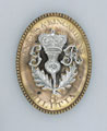 Officer's shoulder belt plate, 8th (Angus and Kincardine) North British Militia, 1805 (c)
