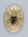 Shoulder belt plate, officer, Bermondsey Volunteers, 1794-1801.