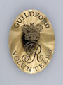 Shoulder belt plate, Guildford Volunteers, 1800 (c)