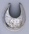 Silver gorget of the type issued to Native American Chiefs, 1814 