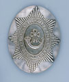 Officer's shoulder belt plate, West Kent Light Infantry Militia, 1810 (c)