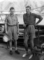 'Peter [and] Michael Smethurst', 3rd County of London Yeomanry (Sharpshooters) on board HMT Orion off Aden, en route to Egypt, 1941