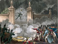 Storming the Bishops Palace at Badajoz, 1812