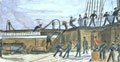 Quarter Deck of the Vulcan on passage to Malta, 1854 (c)