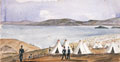 'Camp at Boulair. Gulf of Saros. 10 miles from Gallipoli', 1854 (c)