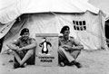 'Penguin & Staff. Seaweed Stewart & Ian Bissett', 3rd County of London Yeomanry (Sharpshooters), Egypt, 1943