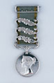 Crimean War Medal 1854-56, with three clasps: 'Alma', 'Inkermann', and 'Sebastopol', Major Nathaniel Steevens, 88th Regiment of Foot (Connaught Rangers)