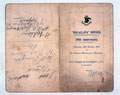 Invitation card and menu for 'Balaclava' dinner, 25 October 1913