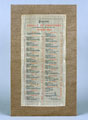 Programme itemising firework display at Primrose Hill, to celebrate the end of the Crimean War, 1856