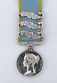 Crimea War Medal 1854-56 awarded to Major (later Lieutenant-General) George Boldero, 21st Regiment (Royal North British Fusiliers)