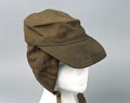 Khaki cotton cloth cap 1944
