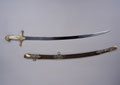 Scabbard for a mameluke-hilted presentation sword, 1857