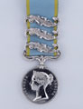 Crimea War Medal 1854-1856, awarded to Lieutenant (later General) Mark Walker, 1st Battalion, 3rd (The East Kent) Regiment of Foot (The Buffs), 1855