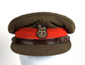 Service dress peaked forage cap, Colonel F E 'Rex' Callender, Royal Engineers, 1944 (c).